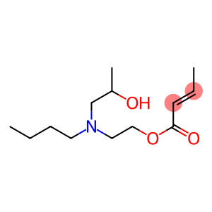 Crotonic acid 2-[N-butyl-N-(2-hydroxypropyl)amino]ethyl ester