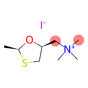 CIS-2-METHYL-5-TRIMETHYLAMMONIUMMETHYL-1,3-OXATHIOLANE IODIDE