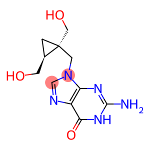9-((cis-1,2-bis(hydroxymethyl)cycloprop-1-yl)methyl)guanine