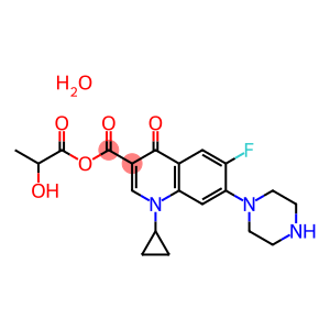 Ciprofloxacin lactate monohydrate