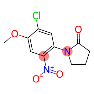 1-(5-CHLORO-4-METHOXY-2-NITROPHENYL)PYRROLIDIN-2-ONE