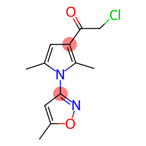 2-CHLORO-1-[2,5-DIMETHYL-1-(5-METHYLISOXAZOL-3-YL)-1H-PYRROL-3-YL]ETHANONE