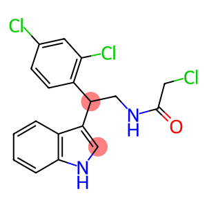 2-CHLORO-N-[2-(2,4-DICHLOROPHENYL)-2-(1H-INDOL-3-YL)ETHYL]ACETAMIDE