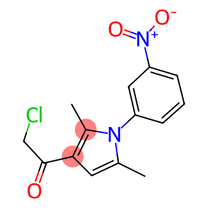 2-CHLORO-1-[2,5-DIMETHYL-1-(3-NITROPHENYL)-1H-PYRROL-3-YL]ETHANONE