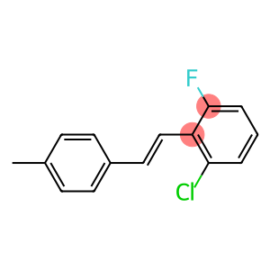 1-CHLORO-3-FLUORO-2-(4-METHYLSTYRYL)BENZENE, TECH