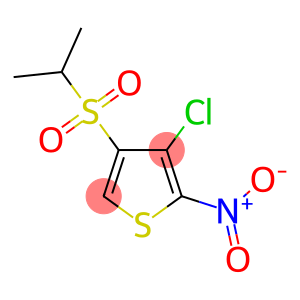 3-CHLORO-4-(ISOPROPYLSULFONYL)-2-NITROTHIOPHENE