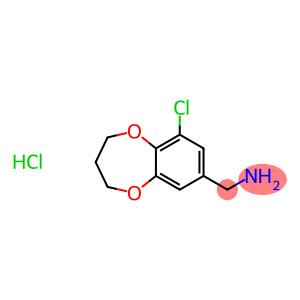 (9-CHLORO-3,4-DIHYDRO-2H-1,5-BENZODIOXEPIN-7-YL)METHYLAMINE HYDROCHLORIDE