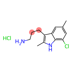3-(7-CHLORO-2,5-DIMETHYL-1H-INDOL-3-YL)PROPAN-1-AMINE HYDROCHLORIDE