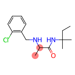 2-{[(2-chlorophenyl)methyl]amino}-N-(2-methylbutan-2-yl)propanamide