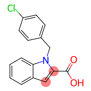 1-[(4-chlorophenyl)methyl]-1H-indole-2-carboxylic acid