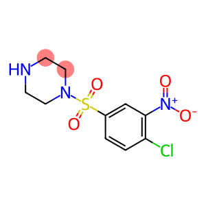 1-[(4-chloro-3-nitrobenzene)sulfonyl]piperazine