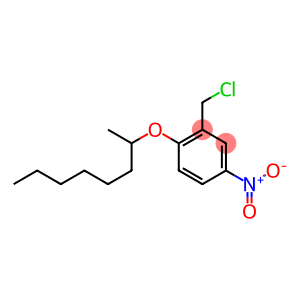 2-(chloromethyl)-4-nitro-1-(octan-2-yloxy)benzene