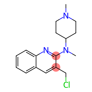 3-(chloromethyl)-N-methyl-N-(1-methylpiperidin-4-yl)quinolin-2-amine