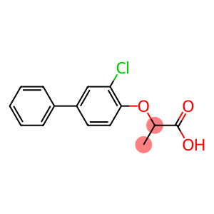 2-[(3-chloro-1,1'-biphenyl-4-yl)oxy]propanoic acid