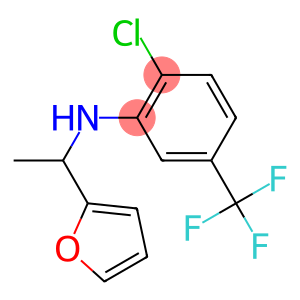 2-chloro-N-[1-(furan-2-yl)ethyl]-5-(trifluoromethyl)aniline