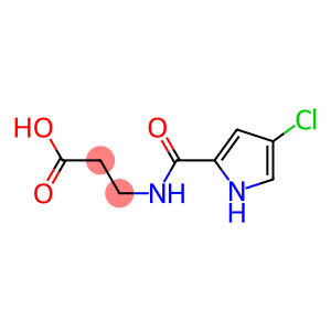 3-[(4-chloro-1H-pyrrol-2-yl)formamido]propanoic acid