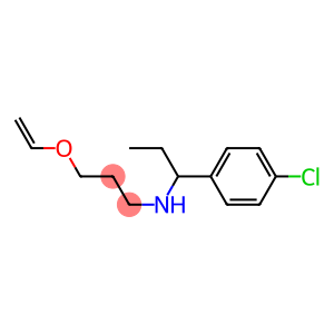 [1-(4-chlorophenyl)propyl][3-(ethenyloxy)propyl]amine
