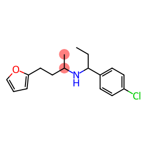 [1-(4-chlorophenyl)propyl][4-(furan-2-yl)butan-2-yl]amine