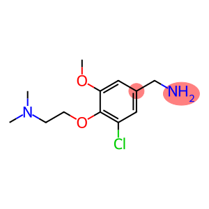 {3-chloro-4-[2-(dimethylamino)ethoxy]-5-methoxyphenyl}methanamine