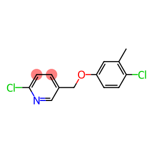 2-chloro-5-(4-chloro-3-methylphenoxymethyl)pyridine