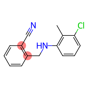 2-{[(3-chloro-2-methylphenyl)amino]methyl}benzonitrile