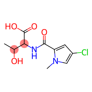 2-[(4-chloro-1-methyl-1H-pyrrol-2-yl)formamido]-3-hydroxybutanoic acid