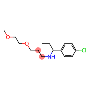 [1-(4-chlorophenyl)propyl][3-(2-methoxyethoxy)propyl]amine