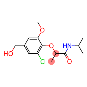 2-[2-chloro-4-(hydroxymethyl)-6-methoxyphenoxy]-N-(propan-2-yl)propanamide