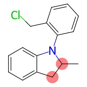1-[2-(chloromethyl)phenyl]-2-methyl-2,3-dihydro-1H-indole