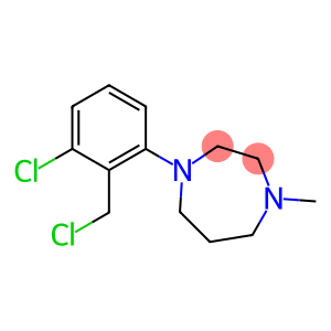 1-[3-chloro-2-(chloromethyl)phenyl]-4-methyl-1,4-diazepane