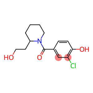2-chloro-4-{[2-(2-hydroxyethyl)piperidin-1-yl]carbonyl}phenol