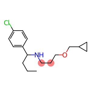 [1-(4-chlorophenyl)butyl][3-(cyclopropylmethoxy)propyl]amine