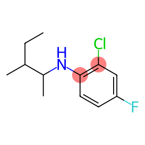 2-chloro-4-fluoro-N-(3-methylpentan-2-yl)aniline