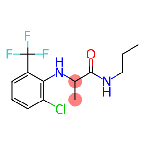 2-{[2-chloro-6-(trifluoromethyl)phenyl]amino}-N-propylpropanamide
