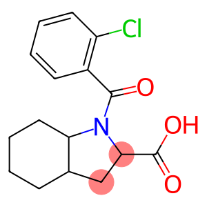 1-(2-chlorobenzoyl)octahydro-1H-indole-2-carboxylic acid