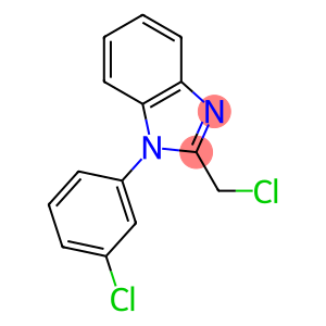 2-(chloromethyl)-1-(3-chlorophenyl)-1H-1,3-benzodiazole