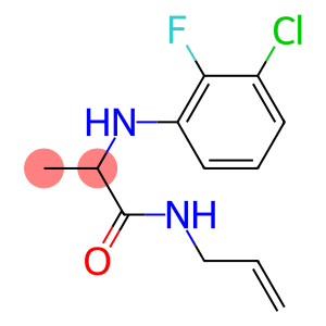 2-[(3-chloro-2-fluorophenyl)amino]-N-(prop-2-en-1-yl)propanamide