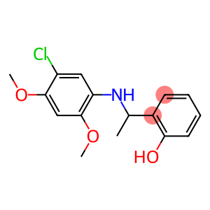 2-{1-[(5-chloro-2,4-dimethoxyphenyl)amino]ethyl}phenol