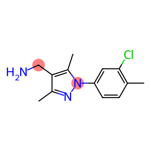 [1-(3-chloro-4-methylphenyl)-3,5-dimethyl-1H-pyrazol-4-yl]methylamine