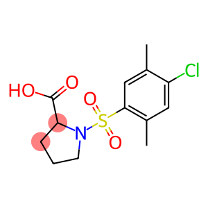 1-[(4-chloro-2,5-dimethylphenyl)sulfonyl]pyrrolidine-2-carboxylic acid