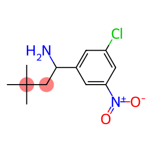 1-(3-chloro-5-nitrophenyl)-3,3-dimethylbutan-1-amine