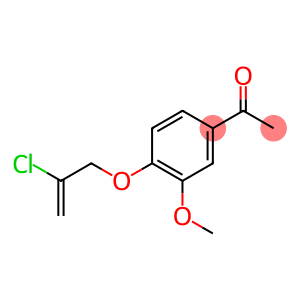 1-{4-[(2-chloroprop-2-enyl)oxy]-3-methoxyphenyl}ethanone