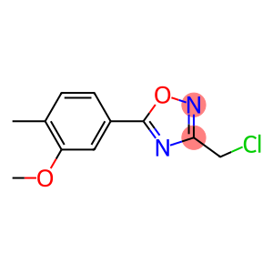 3-(chloromethyl)-5-(3-methoxy-4-methylphenyl)-1,2,4-oxadiazole