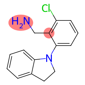 [2-chloro-6-(2,3-dihydro-1H-indol-1-yl)phenyl]methanamine