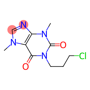 1-(3-chloropropyl)-3,7-dimethyl-2,3,6,7-tetrahydro-1H-purine-2,6-dione