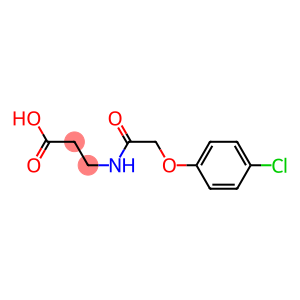 3-[2-(4-chlorophenoxy)acetamido]propanoic acid