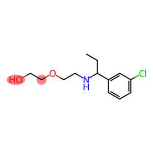 2-(2-{[1-(3-chlorophenyl)propyl]amino}ethoxy)ethan-1-ol