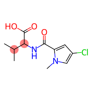 2-[(4-chloro-1-methyl-1H-pyrrol-2-yl)formamido]-3-methylbutanoic acid