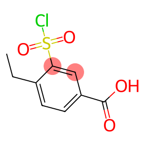 3-(chlorosulfonyl)-4-ethylbenzoic acid