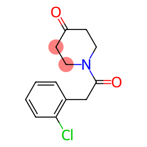 1-[(2-chlorophenyl)acetyl]piperidin-4-one
